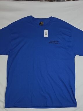 Brother Merle Crappy Artwork .co Blue Crewneck T-Shirt - Casual Men's Tee XL